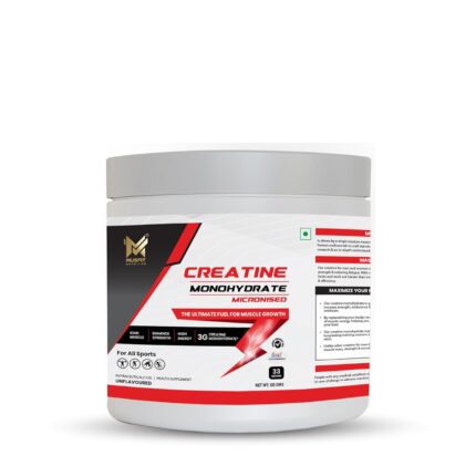 MUSFIT Pure Micronised Crea-tine Monohydrate, Rapid Absorption, Enhanced Muscle Strength & Power, Fast Recovery,Increased Muscle Mass (100gm)