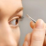MYYNTI Precision Steel Eyelash Facial Grooming Tool Kit Suitable Professional Stainless Steel Tweezers with Scissors for Men's and Women's (Silver) (Pack Of 2)
