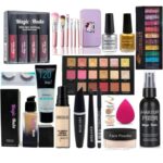 Magic Huda All in1 Makeup Product Combo Kit And Makeup Kit Waterproof Makeup, Bridal Makeup Smudge Proof Party Set For Women & Girls (Set Of 16),Professional Makeup Kit.
