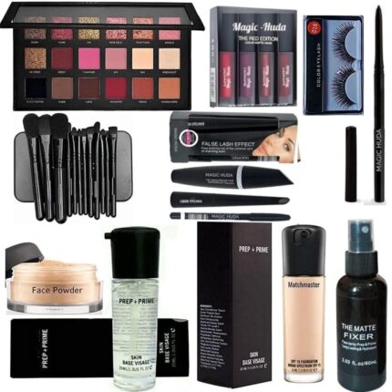 Magic Huda HD Beauty Makeup Combo Kits For Girls & Women With All Products In 1-Kit Set Of 15