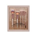 Makeup Brush Set Professional: Makeup Brushes for Eye and Face, Blending Brush for Foundation, Eyeshadow, Make up Brushes Pack with Case, Eye Shadow Brush for Concealer, Gold Travel Beauty Tool