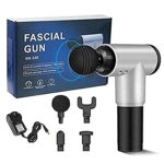 Massager Gun Handheld Electric | Rechargeable | Deep Tissue Percussion | Muscle Body Massager Gun with 6-speed | for Pain and Stress Relief with 4 Massage Head(Multi)