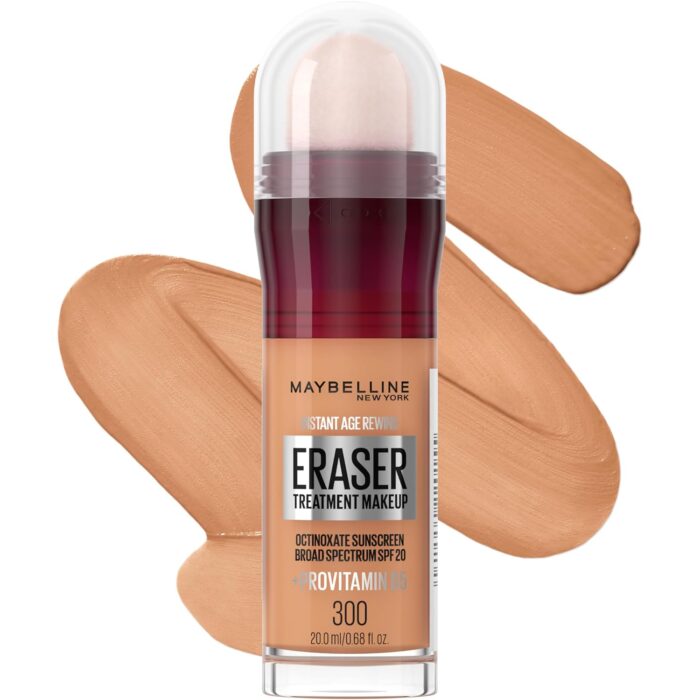 Maybelline New York Instant Age Rewind Stick Eraser Treatment Makeup Luminous Finish, Medium Beige, 0.68 fl. oz.