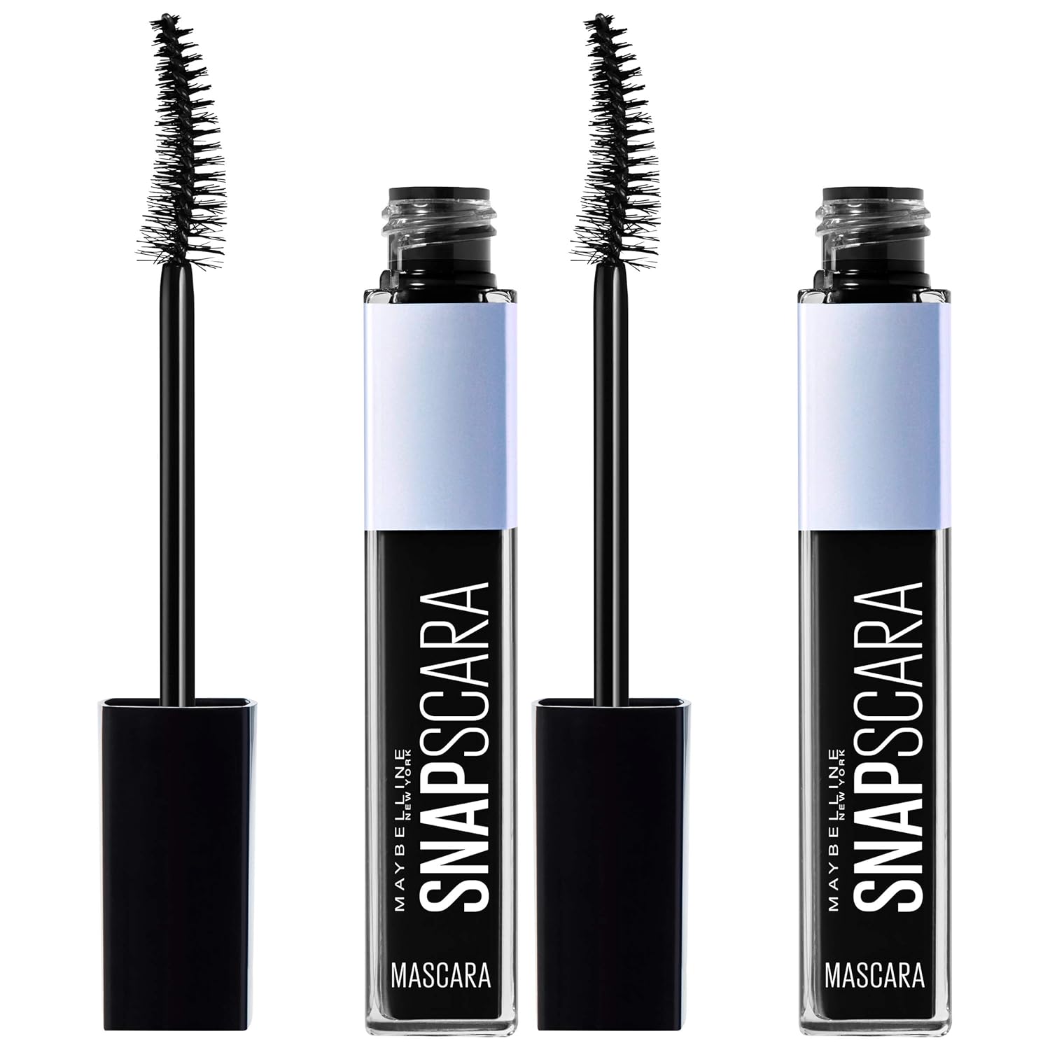 Maybelline New York Snapscara Washable Mascara, Pitch Black