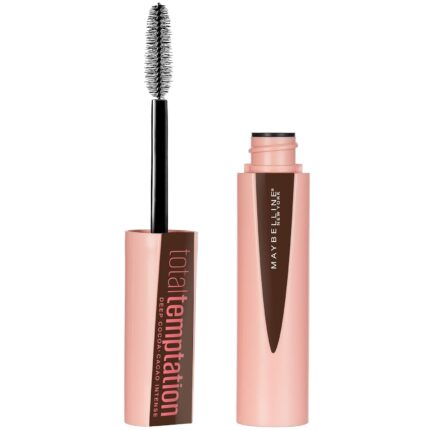 Maybelline New York Total Temptation Washable Mascara Makeup, Deep Cocoa, 0.27 Fluid oz