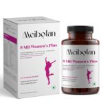 Meibotan Probiotics for Women 100 Billion CFUs with Prebiotics, Digestive Enzymes & Herbal Powder I Cranberry Extract Powder for UTI Support | Weight Management, 60 Veg Capsules