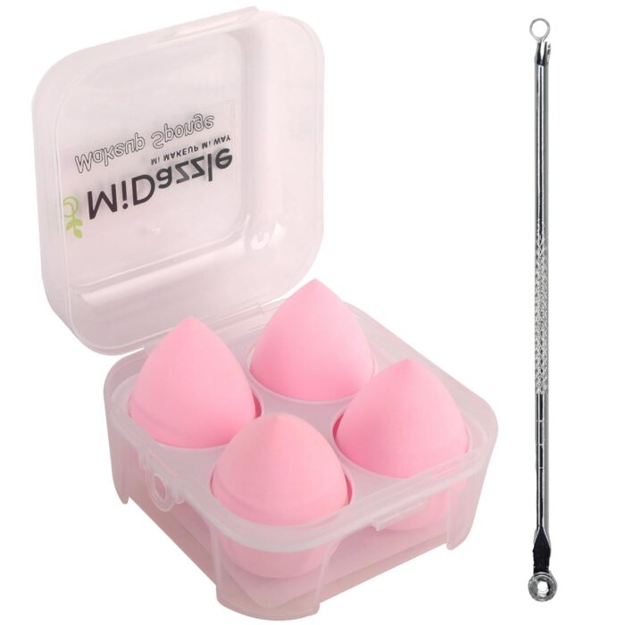 Midazzle Blackhead Remover Tool with 4 Beauty Blender Makeup Sponges, Set of 2