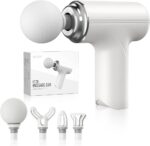 Mini Gun Massager for Pain Relief – Body, Neck, Shoulders, Back, Arms & Feet Massager- 6 Speed Settings- Type C Charging