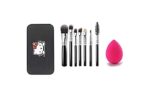 Miss & Mam Makeup Brush Set of with Storage box + sponge puff(Color May Vary)