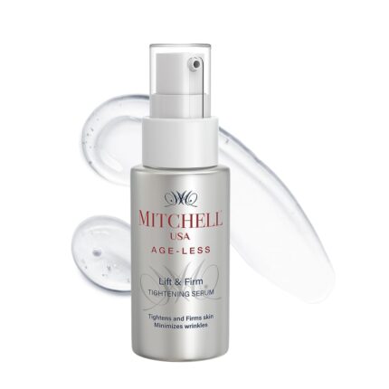 Mitchell USA Lift & Firm Instant Face Tightening and Anti Aging Serum | Targets wrinkles | Helps lift and tighten skin | With Lotus Seed Extract, Hazel Liquid Extract & Vitamin E | For all skin types | 30ml