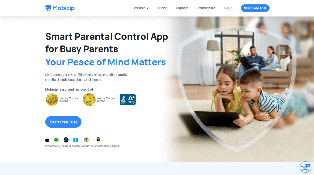 Mobicip parental control app review