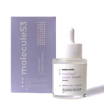 Molecule53 Matrixyl Multi Peptide Super Serum 12% |Collagen Boosting & Hydrating |6-in-1 Anti-Ageing Face Serum with Matrixyl 3000, Niacinamide, Alpha Arbutin, Hyaluronic Acid |Brightening Serum |30ml