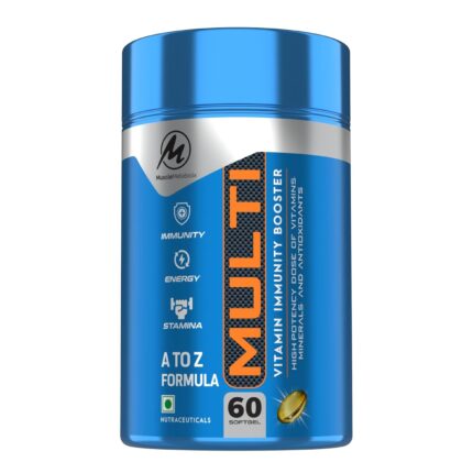Muscle Metabolix Multivitamin. | Buy 1 Get 1 free | Multivitamin for men & women with 21 Vitamins & 9 minerals for Energy, strength & recovery with immunity booster & Antioxidants