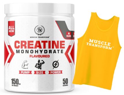 Muscle Transform NUTRACEUTICAL- CREATINE POWDER [50 Servings] Free Gym T-Shirt
