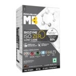 MuscleBlaze Biozyme Iso-Zero, Low Carb Whey Protein Isolate Powder (Ice Cream Chocolate (5x33.5g) | 5 Sachet Travel Pack | Clinically Tested 50% Higher Protein Absorption