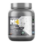 MuscleBlaze Biozyme Performance Whey Protein, Kesar Thandai (750g / 1.65lbs) | 25g Protein Per Scoop | Clinically Tested 50% Higher Protein Absorption