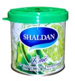 My Shaldan Japan Gel Car Perfume Air Freshener | With 100% Natural Citrus Oil | Since 1948 | For Car & Home | Lasts upto 60 days | LIME | 80 g