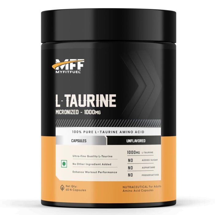 MyFitFuel L-Taurine (1000mg) 60 Capsules