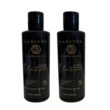 NADIYON PROFESSIONAL Keratin & Moisturizing Shampoo- Sulphate Free - Set of 2 (300ml+300ml)
