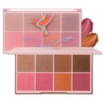 NAILSBAR UCANBE Versatility Shaping Palette - 8 Color Blush Contour Makeup Palette, Pigmented Matte Smooth Natural Long Lasting Powder Contouring Blushing Palette