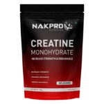 NAKPRO MICRONIZED CREATINE MONOHYDRATE| Increases Strength, Reduces Fatigue & Boosts Muscle Growth | Pure Creatine Powder for Men, Women & Athletes (250g, Unflavoured)