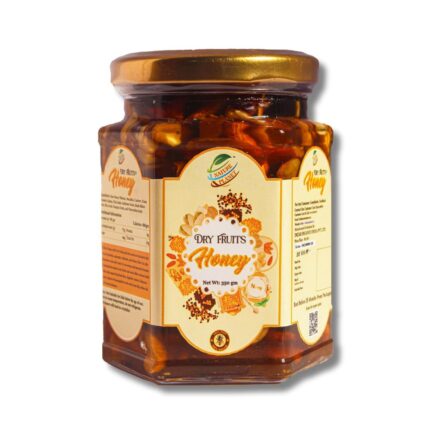 NATURE PLANET Dry fruits honey Tasty Healthy Natural Ingredients Made Delicious Honey | No Artificial Color | No Added Sugar (350 g)