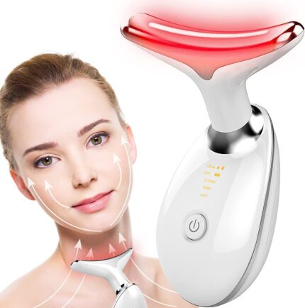 NECK FACE FIRMING WRINKLE REMOVAL TOOL DOUBLE CHIN REDUCER VIBRATION MASSAGER SKIN REJUVENATION BEAUTY DEVICE FOR FACE AND NECK - FACE & NECK LIFTING DEVICE CHIN LIFTING DEVICE, SKIN GROOMER