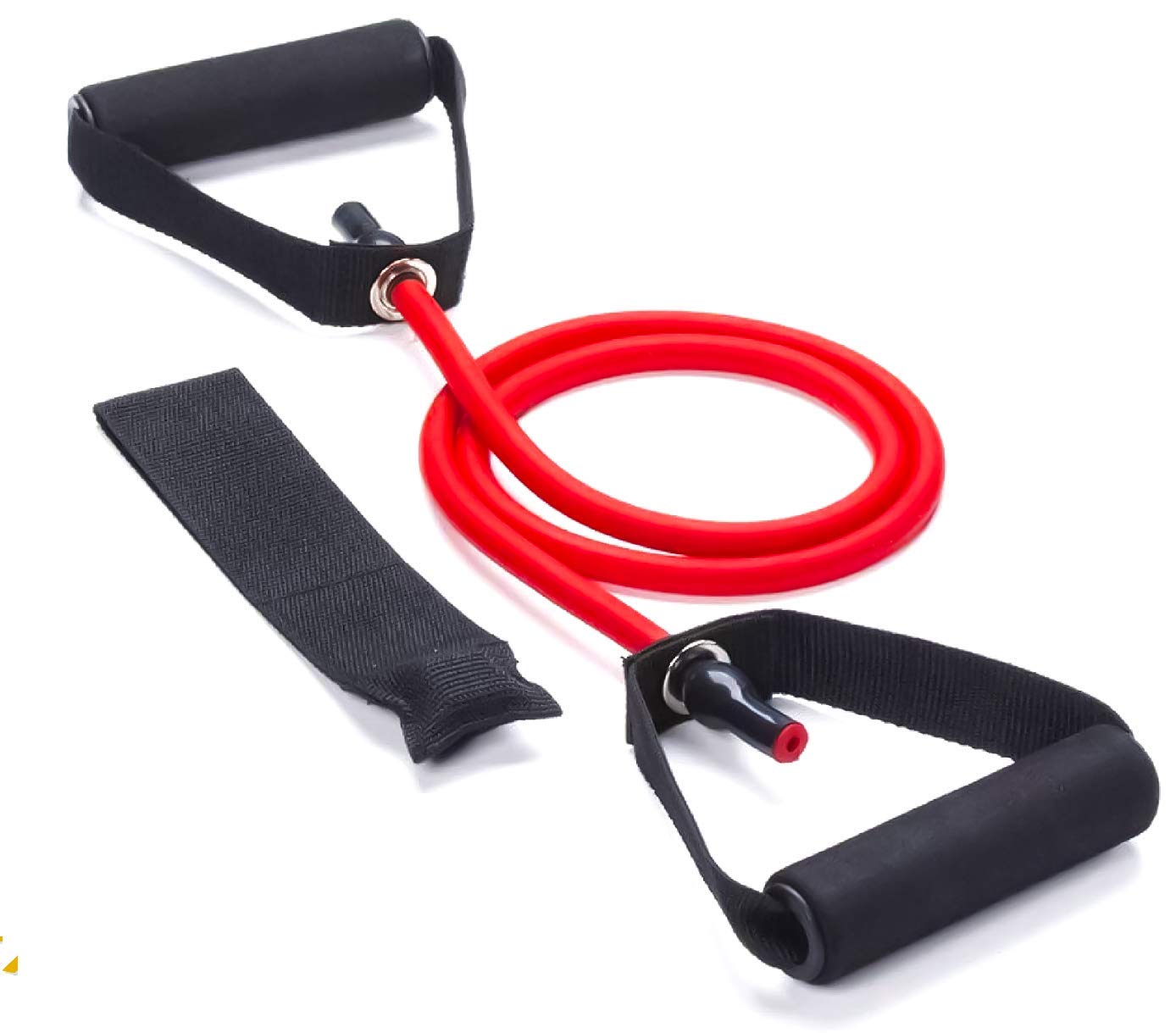 NEW SNEHARI Toning Tube Resistance Band with Additional Door Anchor (30-35 lbs) - Random Colour
