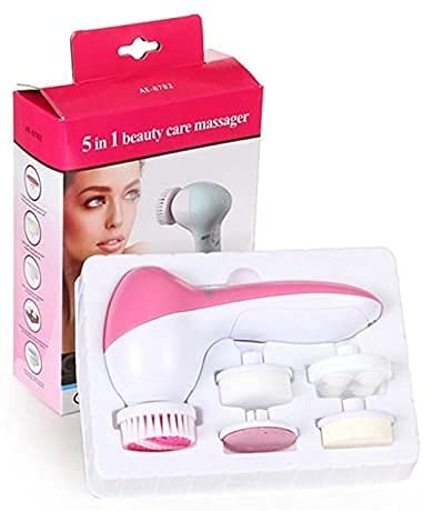NIYOREZ 5 in 1 Face Facial Exfoliator Electric Massage Machine Care & Cleansing Cleanser Massager Kit For Smoothing Body Beauty Skin Cleaner facial massager machine for face