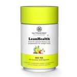NUTRiHERBS LeanHealth Weight Management Capsule with Green Tea, Garcinia, Apple Cider Vinegar | Herbal Supplement for Metabolism Boost & Energy for Men & Women - 30 Capsule