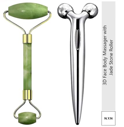 N.Y.N BEAUTY Revolutionize Your Skincare Routine with the 3D Manual Roller: The Ultimate Face Lift Instrument for Skin Tightening, Wrinkle Reduction, and Serum Application