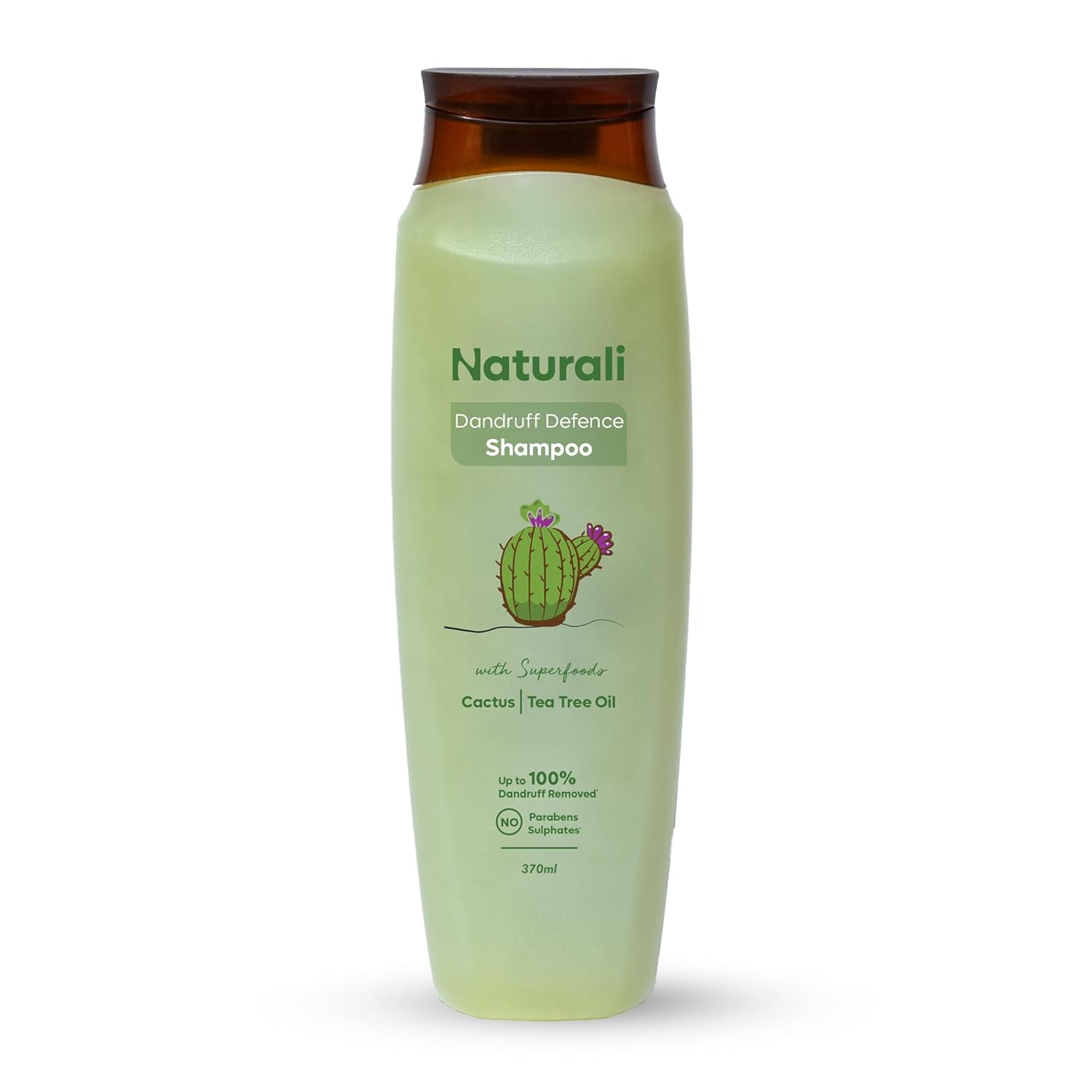 Naturali Shampoo For Dandruff | Tea Tree Oil For Hair Naturali Shampoo For Dandruff | Tea Tree Oil For Hair | Sulphate Free | Dandruff Shampoo For Men | Paraben Free | 370 ml