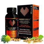 Nature Code Energy Disco Capsules | Herbal Extracts with Vitamin C & B6 | Boosts Energy, Strength & Stamina | Supports Focus & Stress Relief | FSSAI Approved | 60 Veg Capsules