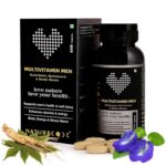 Nature Code Multivitamin for Men – Multivitamins, Minerals & Herbal Extracts, FSSAI Approved Supplement, Supports Immunity & Reduces Stress - 60 Tablets