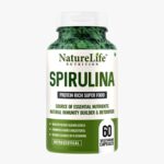 Nature Life 100% Organic Spirulina capsules 2000mg Per Serving - Spirulina Superfood | Supports Energy, Immunity & Detox I World No 1 Spirulina - 60 Veg Capsules