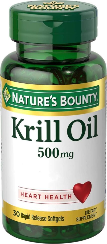 N.ature's B.ounty Krill-500 mg Oil, 30 Softgels