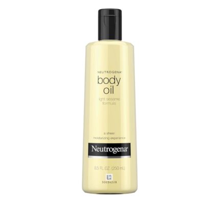 Neutrogena Body Oil, Light Sesame Formula, 8.5 Ounce