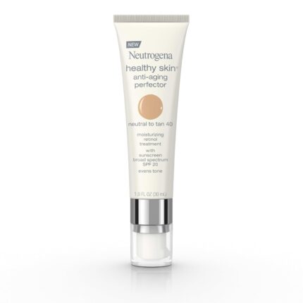 Neutrogena Healthy Skin Anti-Aging Perfector Spf 20, Liquid Retinol Treatment, 40 Neutral To Tan, 1 Fl. Oz.