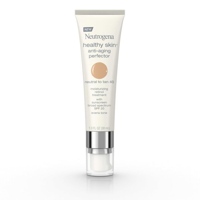 Neutrogena Healthy Skin Anti-Aging Perfector Spf 20, Liquid Retinol Treatment, 40 Neutral To Tan, 1 Fl. Oz.
