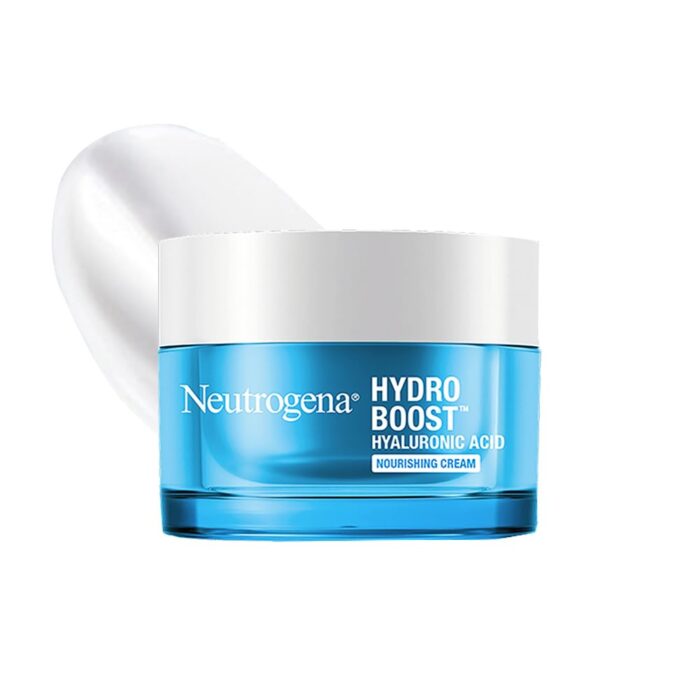 Neutrogena Hydro Boost Hyaluronic Acid Nourishing Cream | Enriched with Ceramides, Amino Acids | 72-Hour Deep Hydration | All Skin Types | For Men & Women 50g