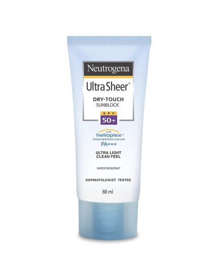 Neutrogena Ultra Sheer Sunblock - Spf 50+, 88Ml Tube For Dry Skin, Pack Of 1