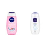 Nivea Shower Gel, Water Lily & Oil Body Wash, Women, 250Ml And Shower Gel, Crème Soft Body Wash, Women, 250Ml