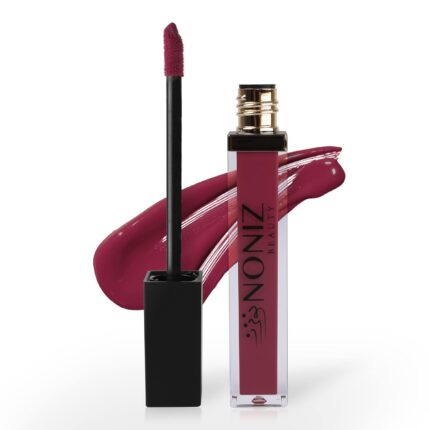 Noniz Beauty Liquid Lipstick Matte Finish - Waterproof Highly Pigmented 8 Lip Shades - Velvety Liquid Lip Sticks (Desert Rose 13)