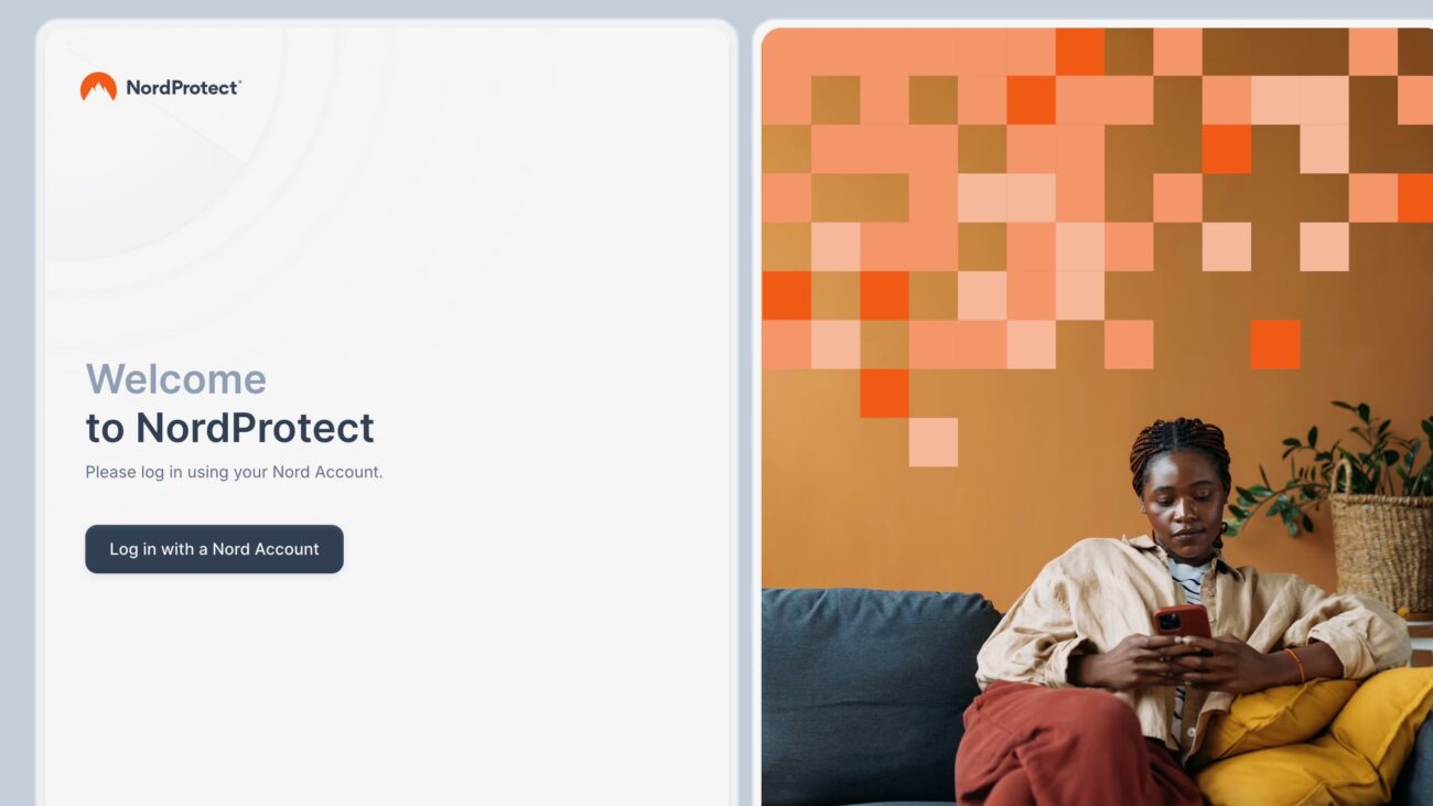 Homepage for NordProtect