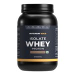 Nutrabay Gold Whey Protein Isolate Powder - 1kg, Rich Chocolate Creme | 25g Protein, 5.9g BCAA | Easy to Digest | NABL Lab Tested | Muscle Growth & Recovery | Rich in Glutamic Acid | For Men & Women