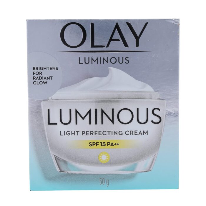 Olay Lumnous Day Cream |with 99% pure Niacinamide & SPF 24 |gives pearl like radiance & healthy glow from inside with UV Protection |Suitable for Normal, Dry, Oily & Combination skin |50 gm