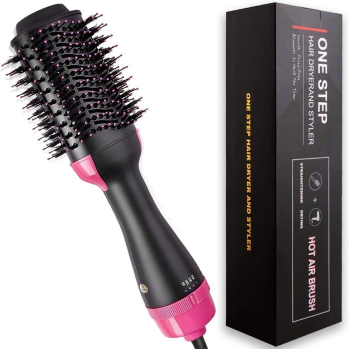 One Step Hot Air Brush 3 in 1 Hair Dryer and Styler Volumizer for Women – Effortless Styling and Salon-Quality Results
