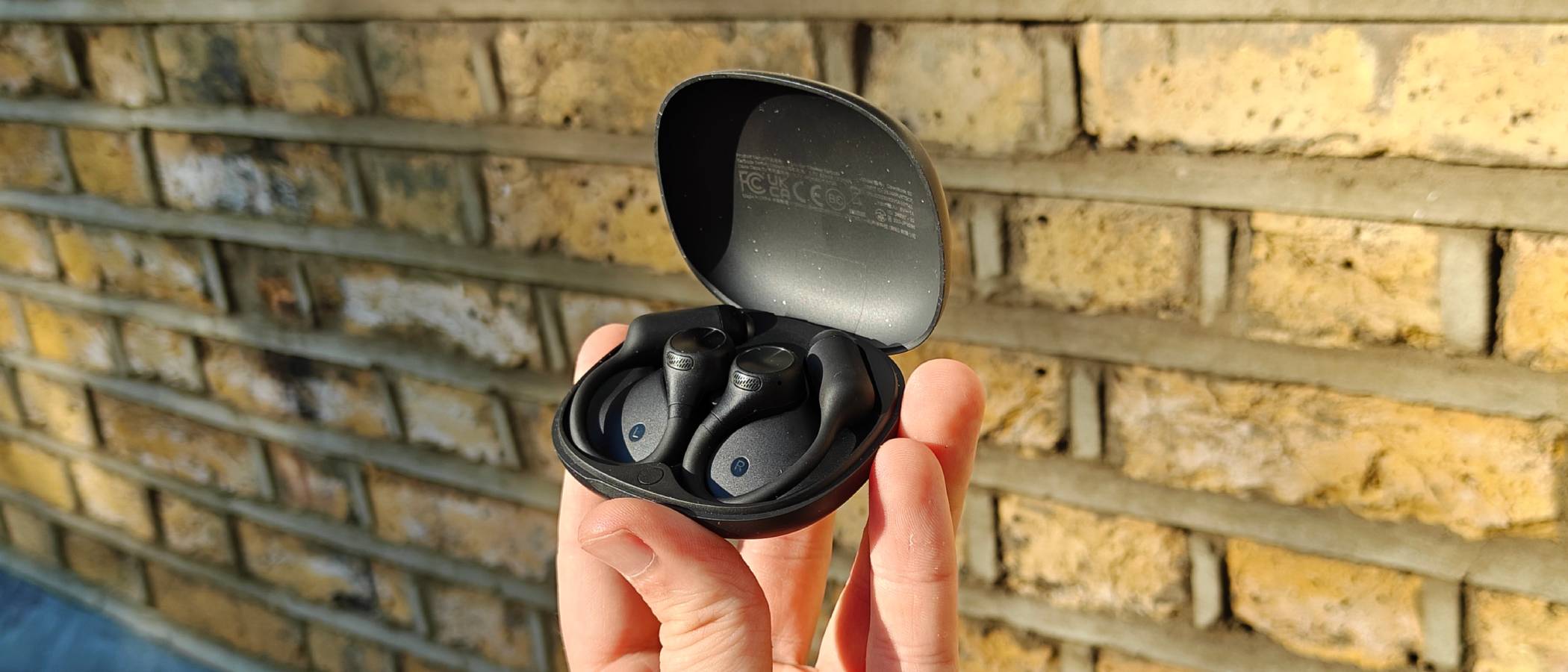 The OpenRock S2 in a man's hands