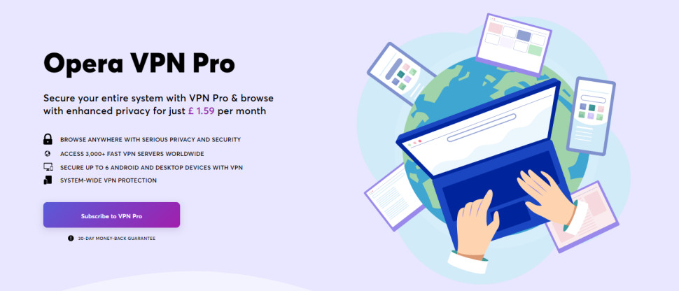 Opera VPN Pro Hero