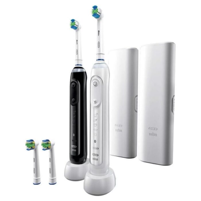 Oral-B Genius Rechargeable Battery Powered Adult Toothbrush, 2 Pack, Assorted